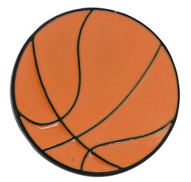 バスケットボール 可愛い ピンズ 合金製 バタフライクラッチ バッジ ラペルピン ブローチ スーツ 胸元 面白 グッズ 雑貨 R0055