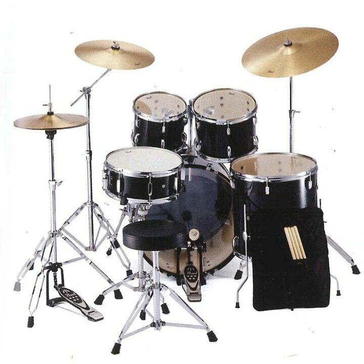 楽天市場】Pearl Roadshow RS525SCWN/C No.31 JET BLACK パール ドラム 