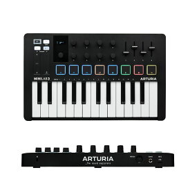 ARTURIA MINILAB 3 BK MIDI キーボード ＆ パッド・コントローラー
