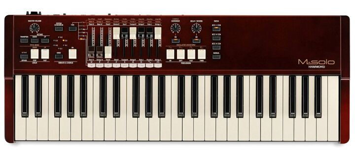 楽天市場】【即日発送】HAMMOND M-solo Burgundy ハモンド 49鍵盤 
