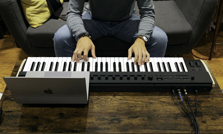 楽天市場】KORG KEYSTAGE-61 61鍵盤 コルグ MIDIキーボード ポリ 