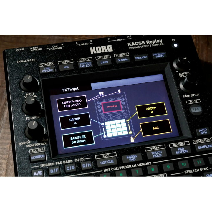 楽天市場】KORG KAOSS REPLAY カオスリプレイ : オクムラ楽器 楽天市場店