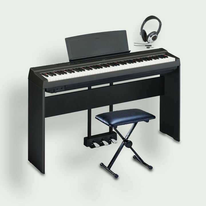 楽天市場】YAMAHA P-125 B ヤマハ 電子ピアノ スタンド L-125B 専用  