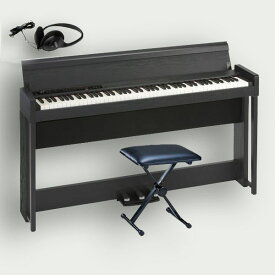【箱痛み】【アウトレット】KORG 電子ピアノ C1 Air カラー選択　コルグ 椅子 ヘッドホン付