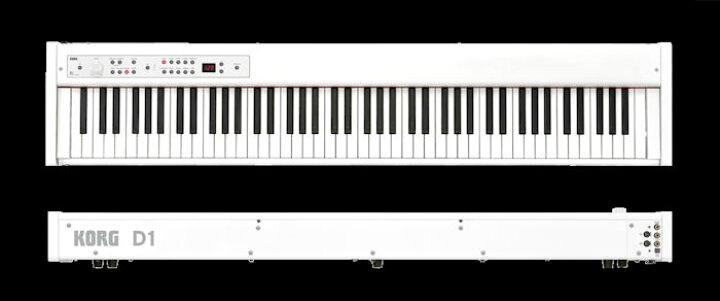 楽天市場】KORG D1 WH コルグ電子ピアノ スピーカーレス ヘッドホン付 
