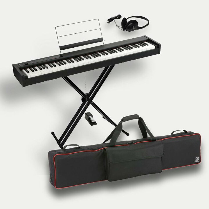 楽天市場】KORG D1 コルグ電子ピアノ X型スタンド（W支柱） 純正ソフト 