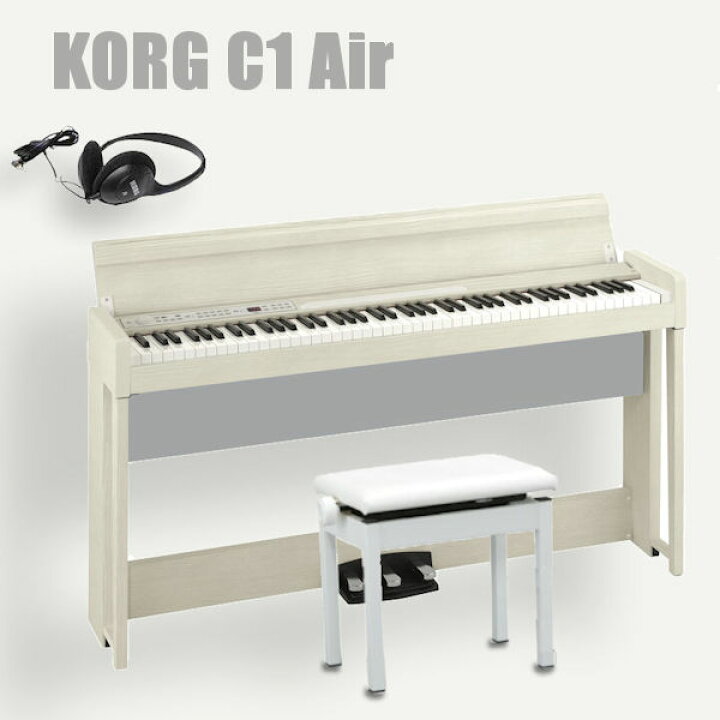 楽天市場】【Bluetooth搭載Airモデル】KORG C1 Air WA ホワイト 