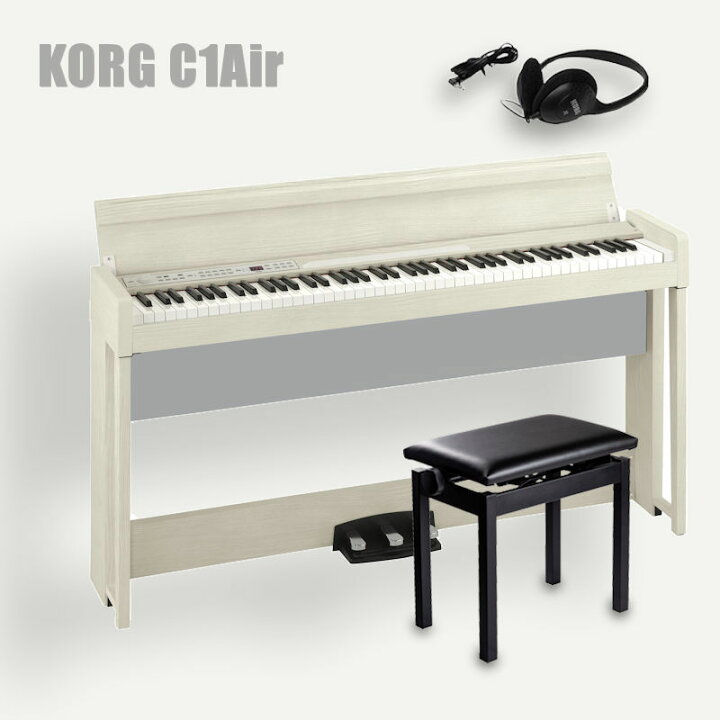 楽天市場】【Bluetooth搭載Airモデル】KORG C1 Air WA ホワイト 