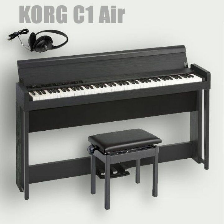 楽天市場】【即日発送】KORG 電子ピアノ C1 Air WBK ウッデン 