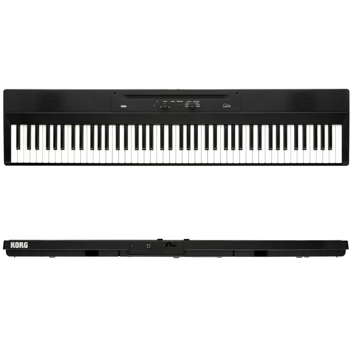楽天市場】電子ピアノ 88鍵盤 KORG L1SP Liano BLACK コルグ X型 