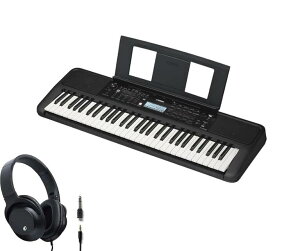 YAMAHA PSR-E383 ���}�n �L�[�{�[�h 61�� �w�b�h�z���Z�b�g