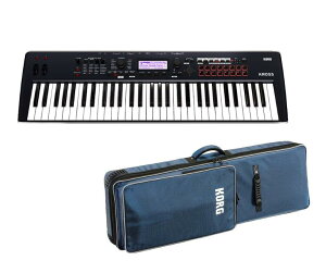 KORG KROSS2-61 DB(Dark Blue )�@�P�[�X�Z�b�g�@�V���Z�T�C�U�[ ���[�N�X�e�[�V�����@�_�[�N�u���[�@�N���X