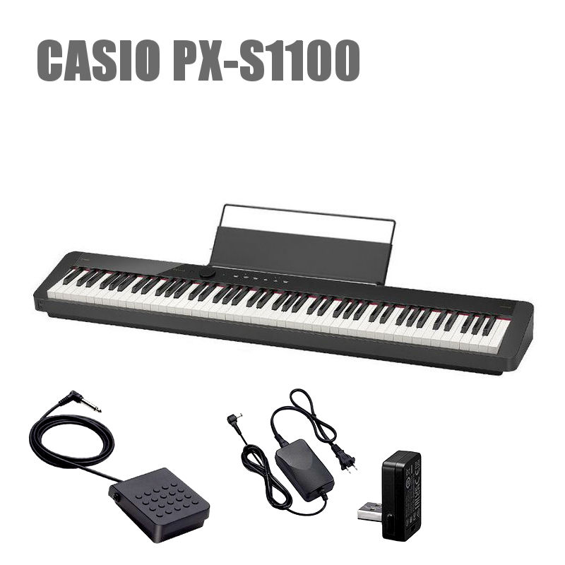 CASIO Privia PX-S1100 電子ピアノ 定番のお歳暮 冬ギフト 期間限定送料無料 BK カシオ