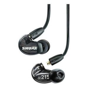 SHURE SE215-K-A�@ �v���t�F�b�V���i�� ���Չ����C���z�� �g�����X���[�Z���g�u���b�N