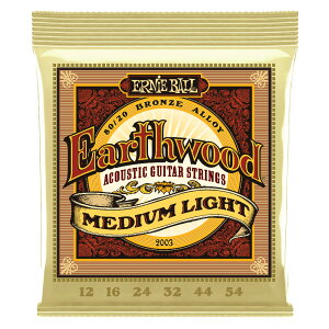 ERNIE BALL 2003 Earthwood Medium Light 80/20 Bronze 12-54 Gauge AR[XeBbNM^[