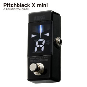 KORG Pitchblack X mini PB-X-MINI CHROMATIC PEDAL TUNER