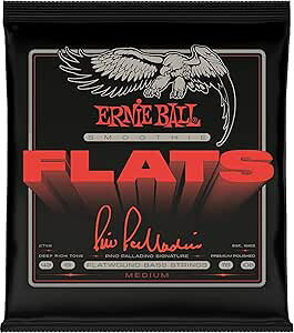 ERNIE BALL 2749 �A�[�j�[�{�[�� �x�[�X�� Pino Palladino Smoothie Flats Bass Strings (43-108)