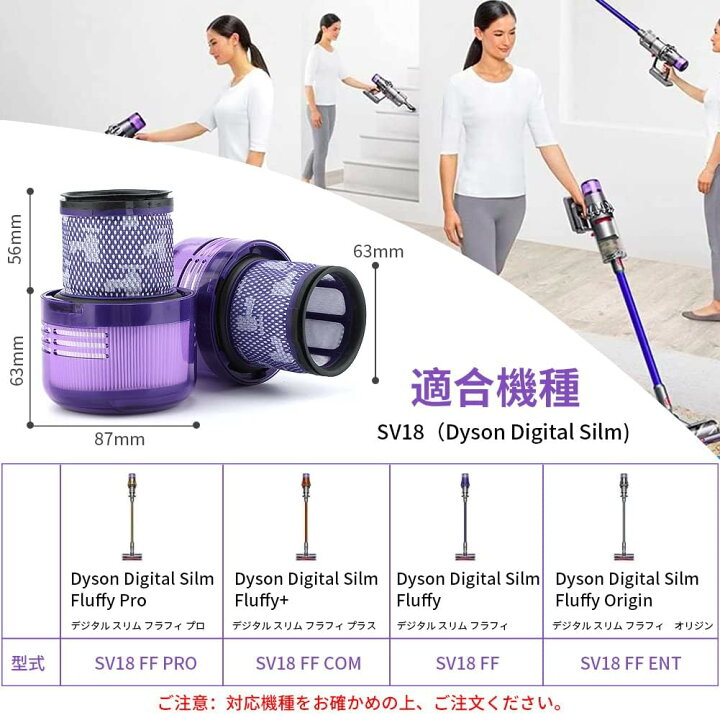 楽天市場】タイムセール ダイソン SV18 Digital Slim Fluffy Digital 