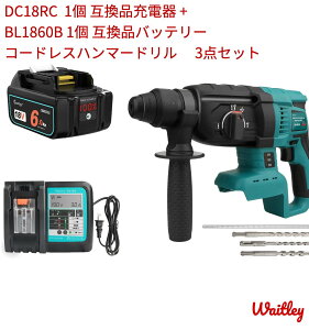 Waitley R[hX n}[ h dc18V [ddH dc18rc ݊i[d@}L^݊iobe[ [dn}[h@BL1860B Zbg 18V ݊ obe[ 6.0Ah 6000mAh BL1830 BL1840 BL1850 BL1890