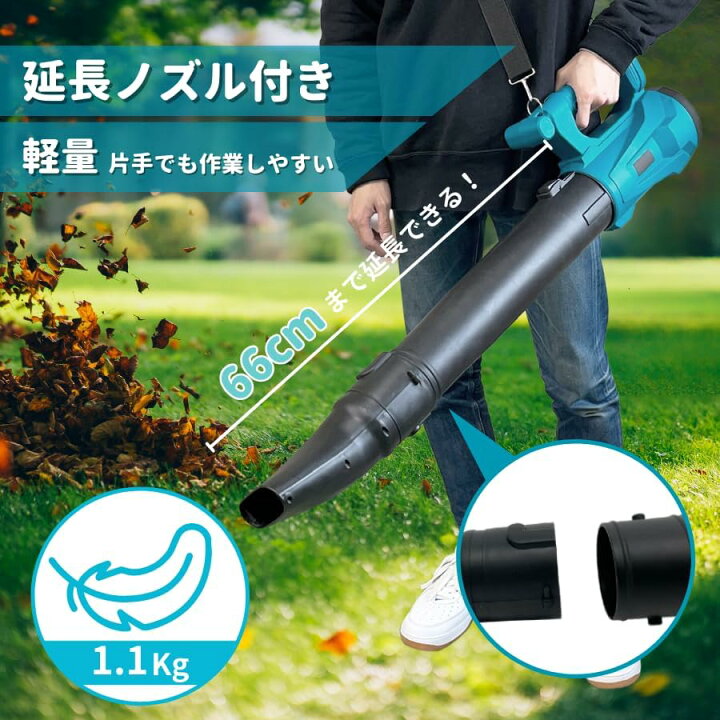 楽天市場】マキタ Makita 対応 コードレス ブロワー 送風機 6段風量 