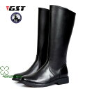 乗馬用品 乗馬ブーツ 合成皮革 ブーツ 長靴 ロングブーツブラック 馬具タウンユースブーツ 乗馬用 乗馬靴 男女兼用ジ…