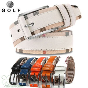 ゴルフベルト ベルト メンズ レディース レザー 合成牛革 カジュアル スポーツ ゴルフウェア ゴルフ用品 小物 アクセサリー プレゼント ギフト