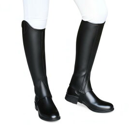 乗馬用 ハーフチャップス 合皮 人工皮革 乗馬用品 馬具 乗馬チャップス ゲートル プロテクター ガード 男女兼用 レディース メンズ ジュニア子供 脚絆