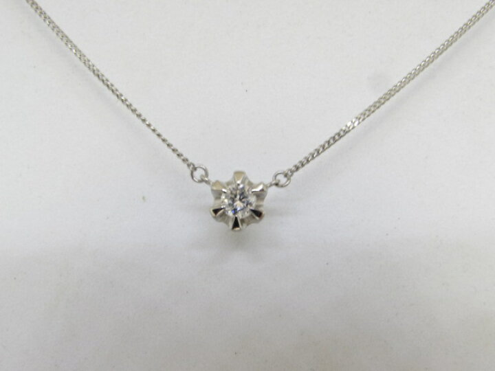 楽天市場】PT850 ダイヤモンド プチネックレス【中古】 : ブレークPお 