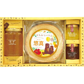 ＼のし・ギフト包装無料／ 贈答用お菓子 山田養蜂場 はちみつバウムギフトセット（お名入れ） SDY-BKAH お菓子 洋菓子 スイーツ ギフト 蜂蜜 出産内祝い 内祝い バウムクーヘン アカシア蜂蜜 セット お返し 返礼 プレゼント 贈り物 義母 親戚 ご挨拶 出産内祝 内祝い