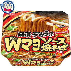 日清 デカうまWマヨソース焼そば 153g×12個入×1ケース