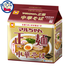 東洋水産 マルちゃん 正麺 中華そば 和風醤油味 5食パック×6個入×2ケース