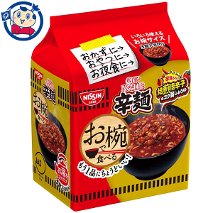 日清 お椀で食べるカップヌードル辛麺 3食パック×9個入×2ケース 発売日:2023年2月27日