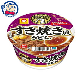 東洋水産 マルちゃん麺之助 すき焼き風うどん 80g×12個入×1ケース 発売日：2023年9月4日
