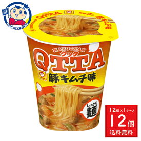 東洋水産 マルちゃん MARUCHAN QTTA 豚キムチ味 76g×12個入×1ケース 発売日：2024年3月11日