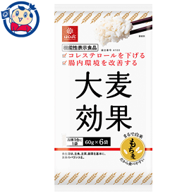 はくばく 大麦効果 360g（60g×6袋）x6個入×1ケース