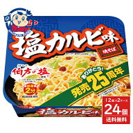 サンヨー サッポロ一番 塩カルビ味焼そば 110g×12個入×2ケース