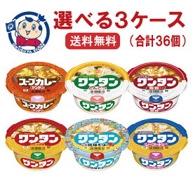 東洋水産 マルちゃんワンタン 選べる3ケースセット (合計36個)