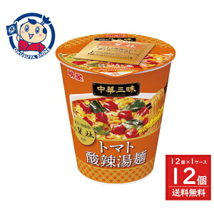 明星 中華三昧 タテ型ビッグ 榮林 トマト酸辣湯麺 98g×12個入×1ケース 発売日:2025年9月29日