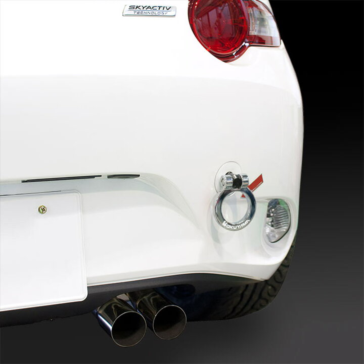 OKUYAMA オクヤマ フリップアップトーイングフック シルバー フロント デミオ DJ5FS DJLFS デミオ DJ5FS  フリップアップトーイングフック フロント スチール製 カラー:シルバー OKUYAMA オクヤマ フリップアップトーイング OKUYAMA オクヤマ フリップアップトーイングフック シルバー リア ロードスター ND5RC