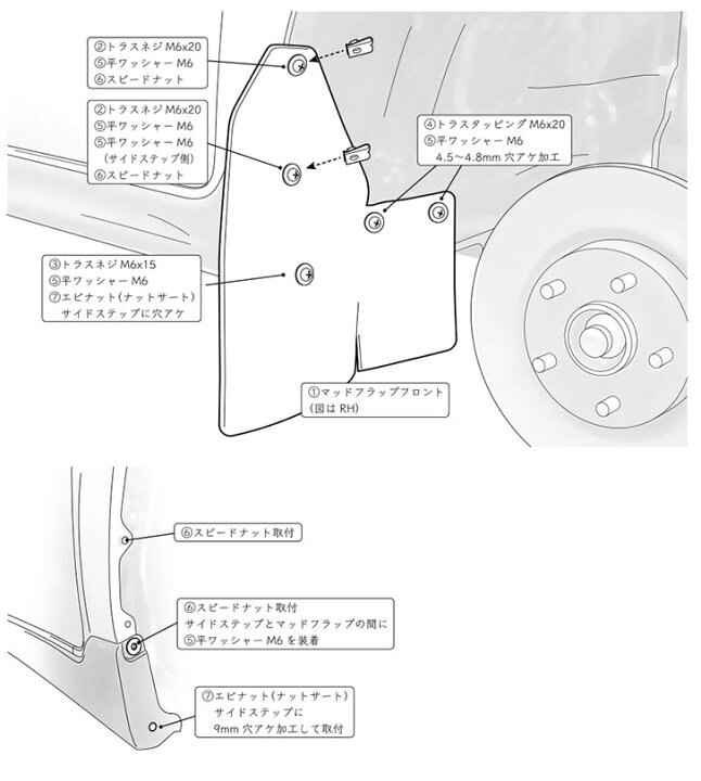 楽天市場】スズキ スイフトスポーツ （ZC33S）マッドフラップ フロント 