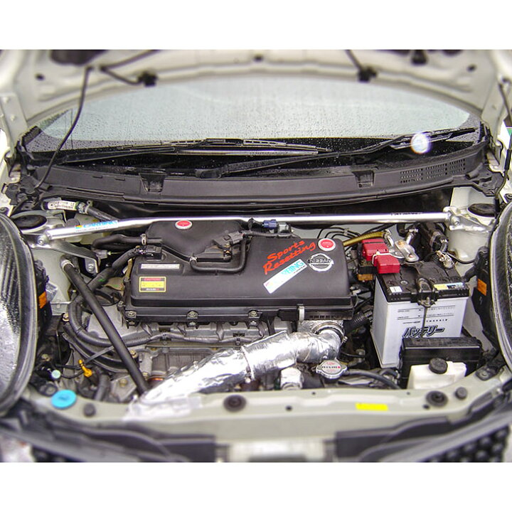 楽天市場】日産 マーチ（K12/AK12/BK12）ストラットタワーバー /アルミ 