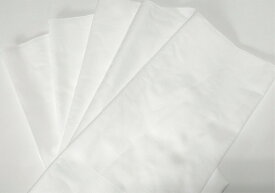 徳岡　Lサイズ　白無地手ぬぐい　約37×100cm 日本製　個包装　5枚入り　10枚入り