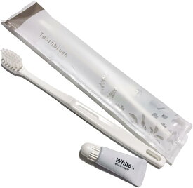 ホテルアメニティ 使い捨て歯ブラシ+歯磨き粉 個包装 日本製業務用 24穴50本セット 100本セット 200本セット