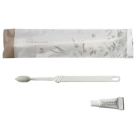 ホテルアメニティ 使い捨て歯ブラシ+歯磨き粉 個包装 ベトナム製　業務用 お試し20本セット・50本セット 100本セット250本セット