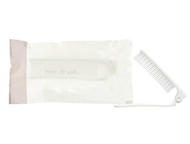 ホテルアメニティ 二つ折スリムブラシ 個包装 業務用 コンパクト 使い捨て　ディアリーフ50本　100本　250本