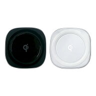 【在庫処分】qi（チー）認証品 置くだけ充電 iPhone アンドロイド各種対応 ホワイト ブラック eca160009 …