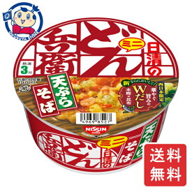 日清 どん兵衛 天ぷらそばミニ 46g×12個×1ケース