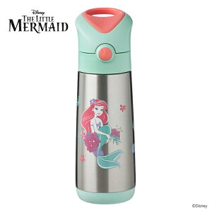 ビーボックス ステンレスボトル b.box 500ml ディズニー ショルダーベルト同時購入可 保冷・保温 ストロー マーベル ディズニー エルサ アリエル スパイダーマン アベンジャーズ b-box bbox 水筒