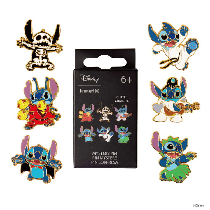 楽天市場】ピンバッチ ラウンジフライ リロ&ステッチ ランダム 