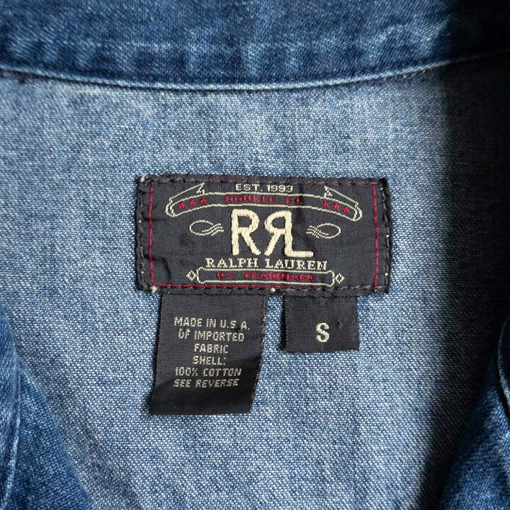 楽天市場】【USA製/三ツ星タグ】RRL 【90s デニム ショート 